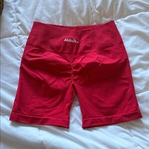 Aurora Women's Bold Red Cycling Shorts